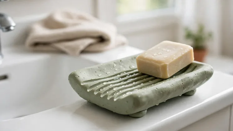 air dry clay soap dish
