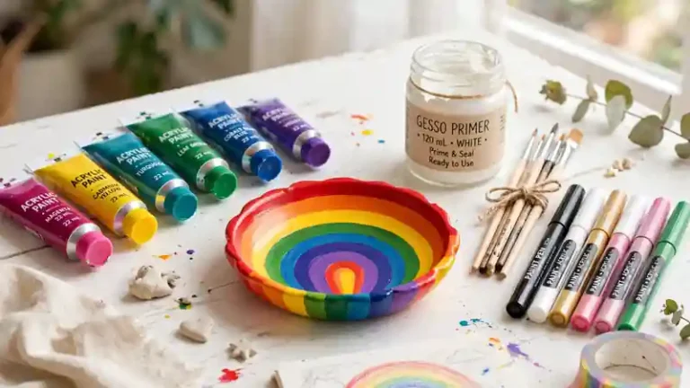 best paint for air dry clay