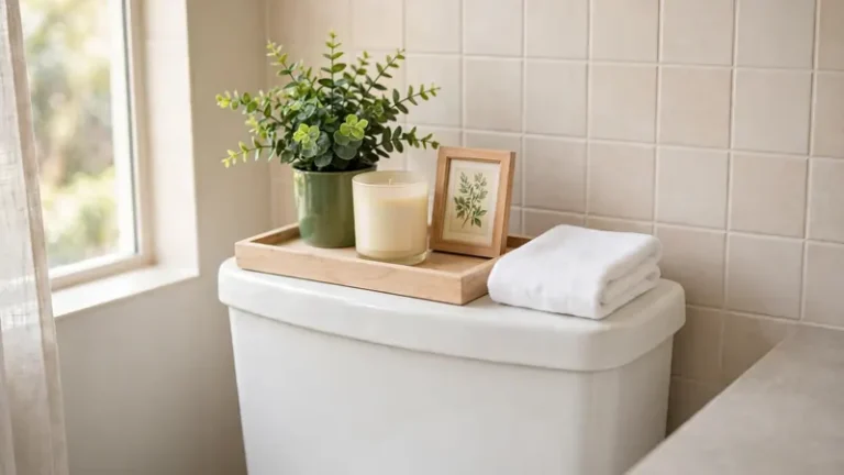 toilet tank decor