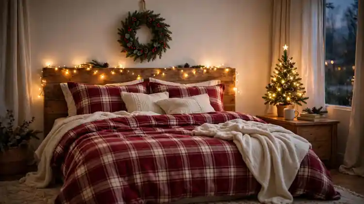 christmas bedroom decor