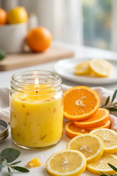 citrus sunshine candle gift