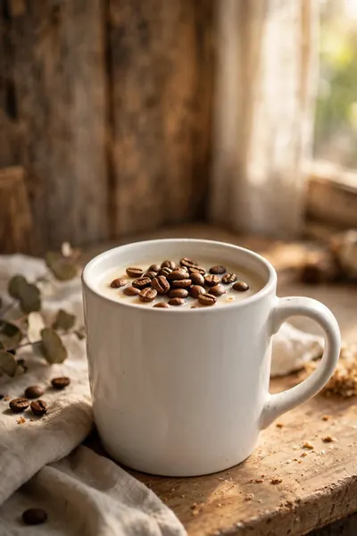 coffee candle in a mug gift