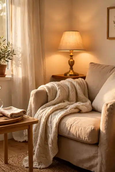 Cozy corner coffee nook