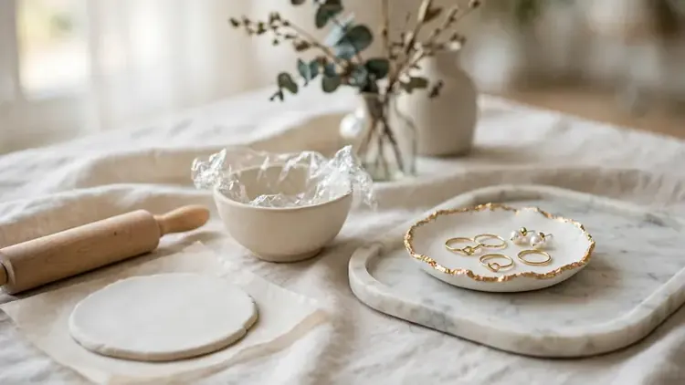 DIY clay trinket dish tutorial for stunning results