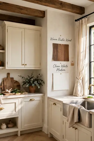 Farmhouse style direction mood board