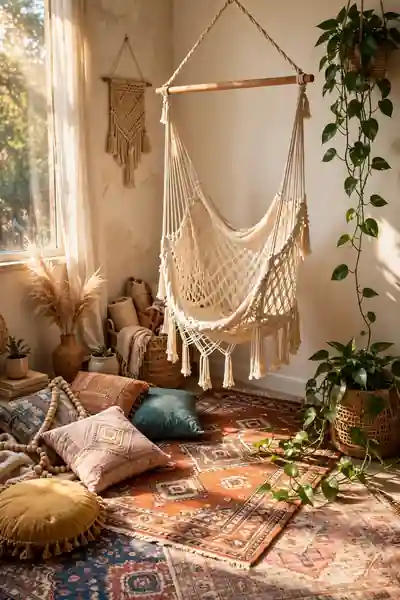 hammock chair reading haven