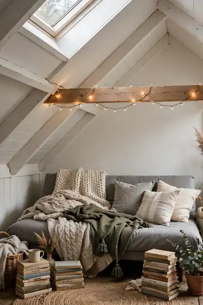 loft attic reading getaway