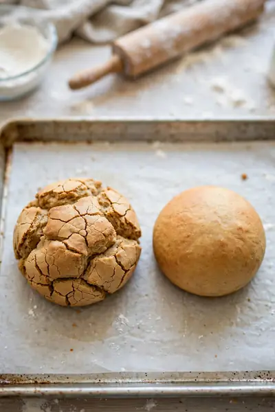 Cracked versus perfect salt dough ornament