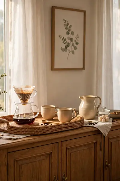 Sideboard coffee bar