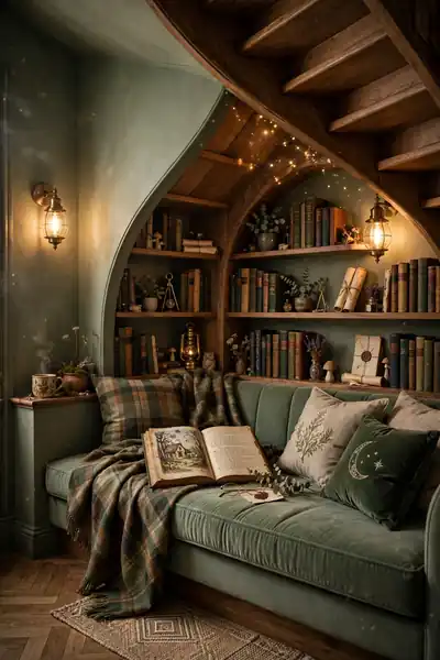 under stairs reading hideaway